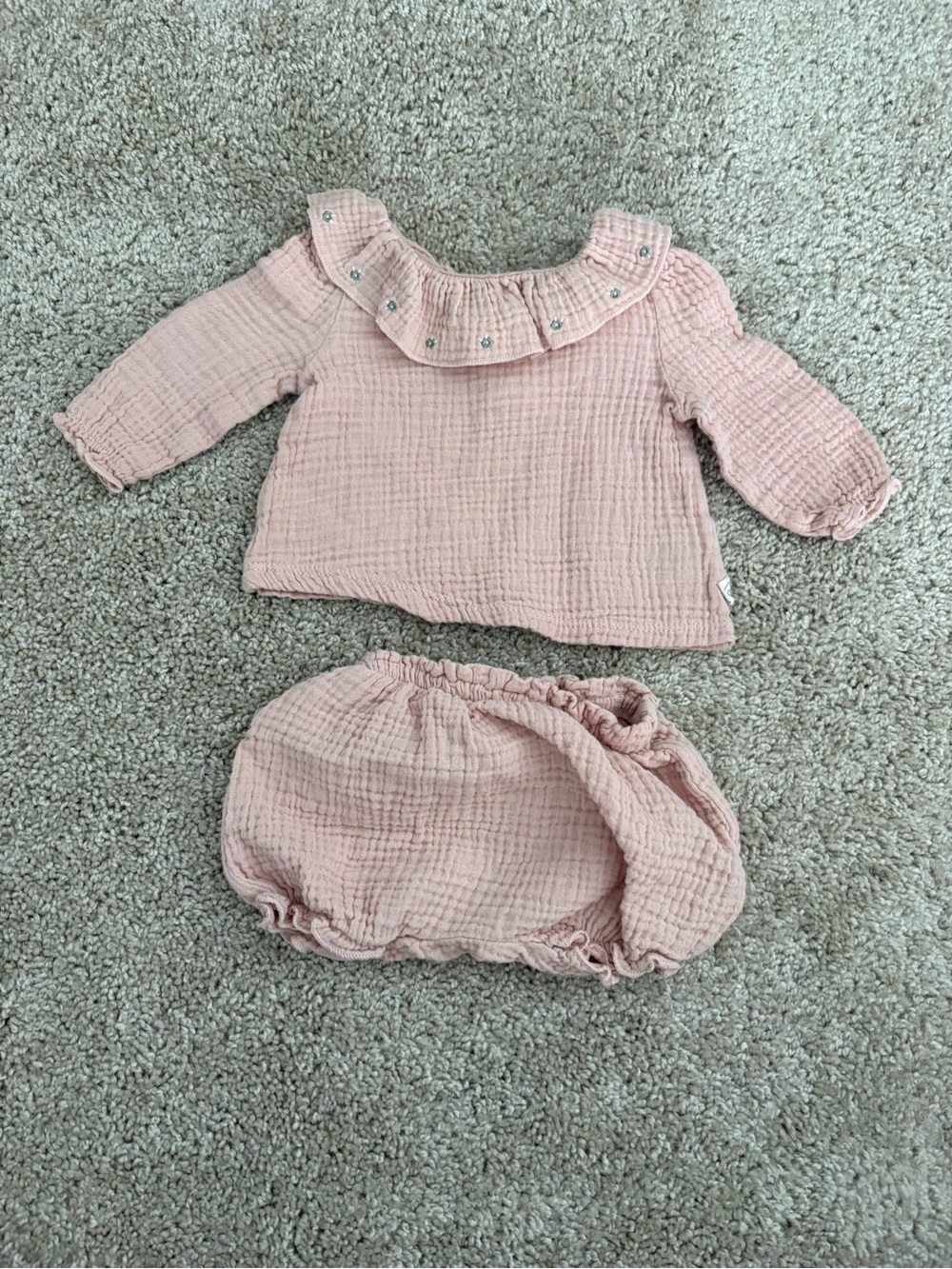 Baby girl Top & Bloomers Set